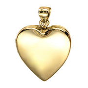 P52 – 20mm Plain Memorial Heart Locket