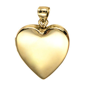 P52 – 20mm Plain Memorial Heart Locket