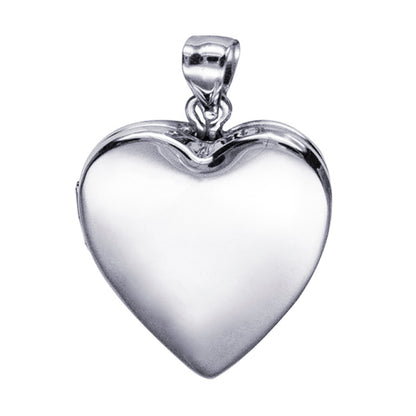 P52 – 20mm Plain Memorial Heart Locket