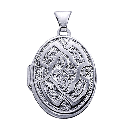 P21 – S/S Oval Celtic Locket $375