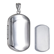 P03 – S/S Plain Rectangular Memorial Dog Tag