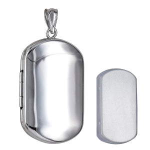 P03 – S/S Plain Rectangular Memorial Dog Tag