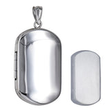 P03 – S/S Plain Rectangular Memorial Dog Tag