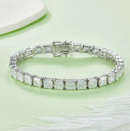 5ct princess cut tennis bracelet