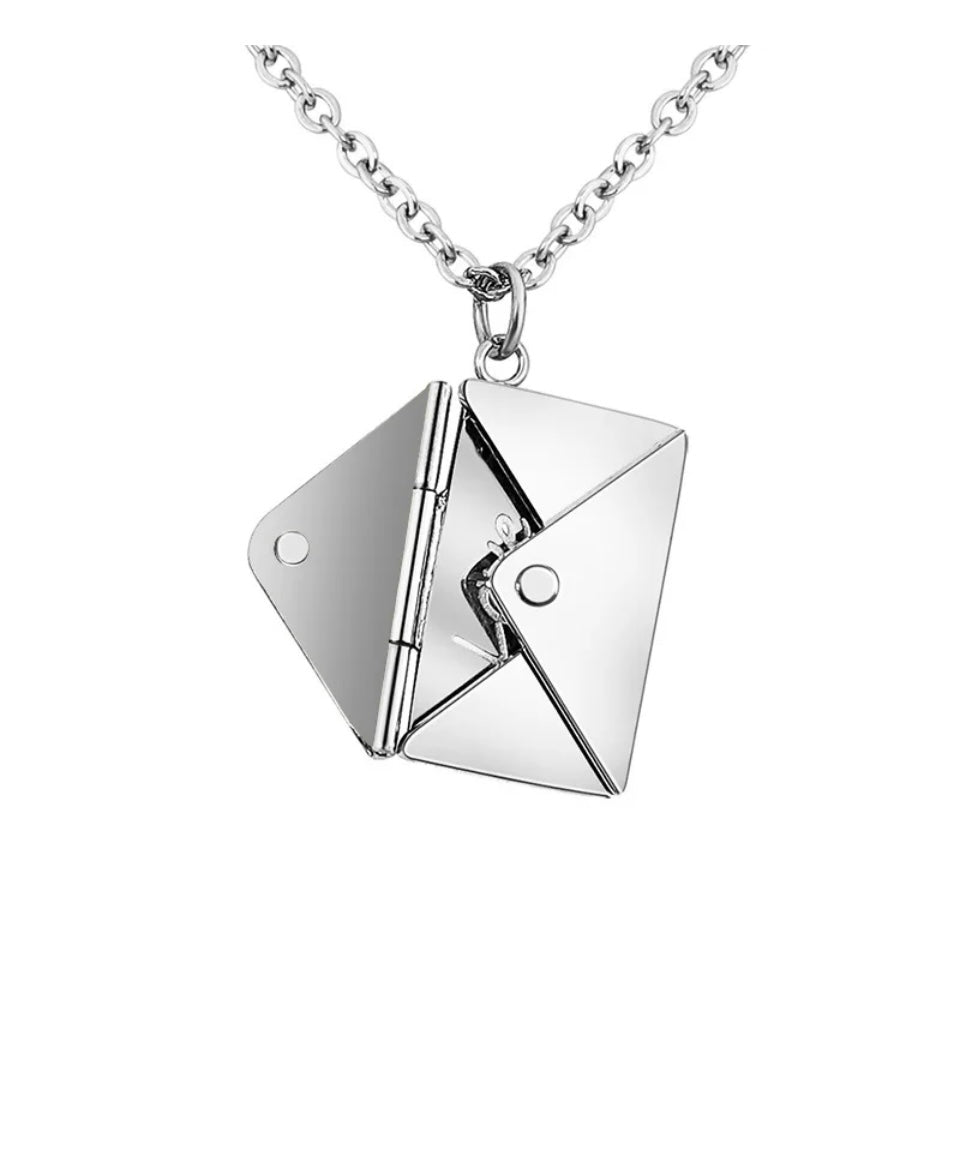 Engravable Envelope Pendant