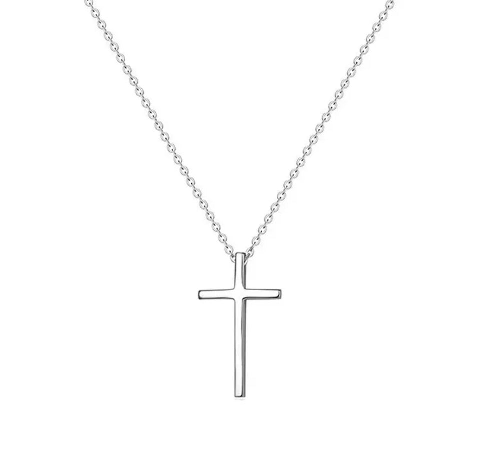 Silver Cross Necklace