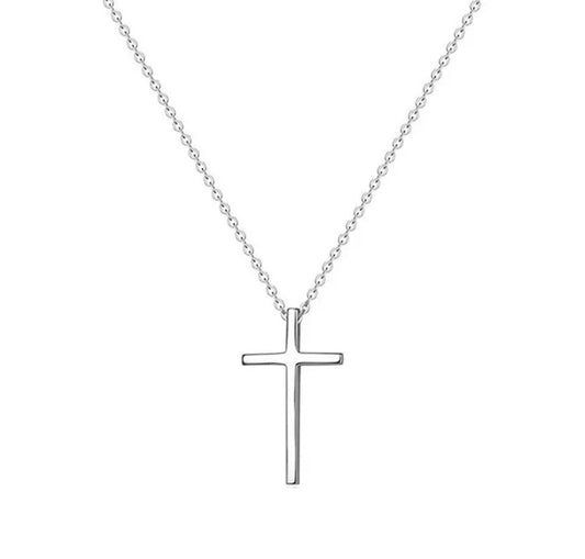 Silver Cross Necklace